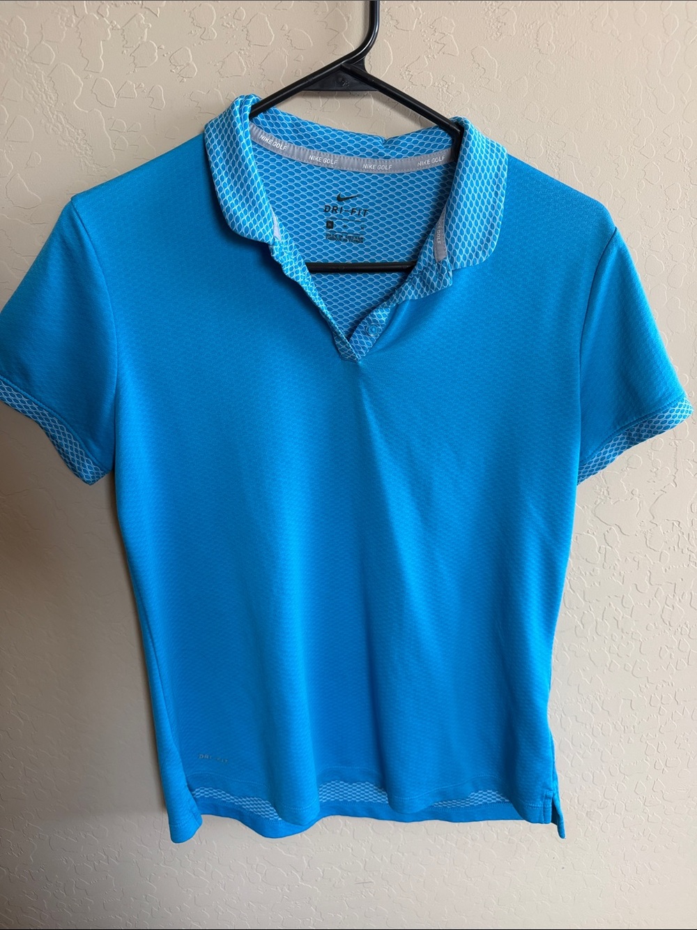 Nike Women’s Teal-Blue Dri-FIT Golf Polo
